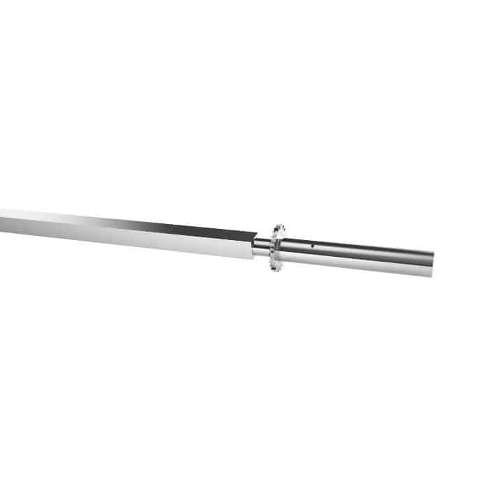 Σούβλα Αρνιού Για Αλυσίδα Τετράγωνη 14 X 14Mm Χρωμίου 1,56 Μ.