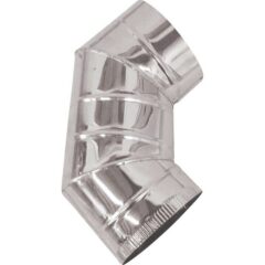 Γωνία Σόμπας Για Μπουρί-Σωλήνα Inox Φ150(Χειροποίητη)