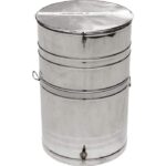 Δοχείο Λαδιού Inox 18/10 300Kgr Μισοκάπακο BIOFAN