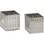 Καλούπι Τυριού Inox Τετράγωνο 13X 11X 12Cm